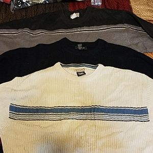 Lot of 3 men sweaters large arizona, pac heights